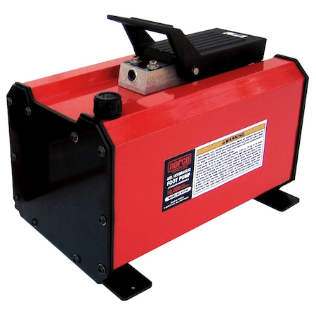 Norco Professional Lifting Equipment Air/Hyd. Foot Pump & 2 Gallon Aluminum Reservoir 910140